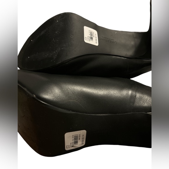 Black Peep Toe Booties - Picture 8 of 8